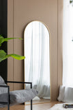 28x1x74" Celine Gold Arch Body Mirror W2078P195625