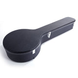 5-String 6-String Microgroove Pattern Leather Wood Banjos Case Black 47523015
