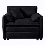 Oversized 41.73" Sofa Chair, Modern Upholstered Armchair with 1 Toss Pillow, Modular Sectional Sofa W3163P269209