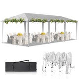 10x30ft Outdoor Pop Up Canopy, Portable Instant Canopy Tent for Outdoor Events 69431217