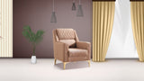 ZNTS Luna Modern Style Chair in Copper B009138503