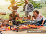 3 ft Portable Picnic Table with Wing Panels 39502910