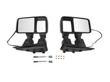 Pair Power Signal Arrow Light Heated Chrome Tow Mirrors fit for 99-07 Ford F250 450 96348335