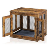 ZNTS Furniture Dog Crate with Tray for Small Dogs, Indoor Aesthetic Puppy Kennel Pet House Dog Cage with 73651787