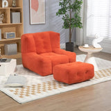 Fluffy bean bag chair, comfortable bean bag for adults and children, super soft lazy sofa chair with W1996131042