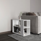 Sideboard Table, 4 Legs, 2 Shelves B097P296817
