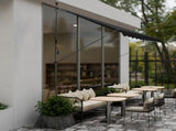 118.1"D x 59.1"W x"H Retractable Awning Black 85522071