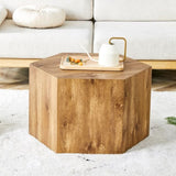 ZNTS Modern MDF coffee table, with complex texture patterns, style and texture coffee table to redefine W1151P187992