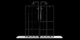 Goodyo 34" X 72" Shower Door Walk-in Black Finish W122346711