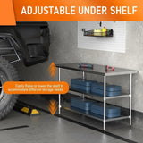 Stainless Steel Table for Prep & Work 24" X 60" inches with 2 Adjustable Shelf, Commercial W1192P301431