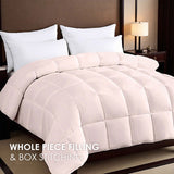 Pink plus-size comforter for all seasons, perfect for cozy bedrooms, luxurious hotel rooms, single, 73094980