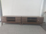 43.31 inch TV Stand, Mid-Century Modern TV Stand for 32/45 inch TV, Entertainment Center with W1706P574107