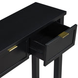 U_STYLE Contemporary High-Quality Entryway Console Table with 4 Spacious Drawersm,1 Practical Bottom N711P218638B