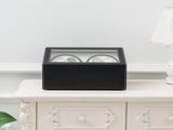 Black Leather Watch Winder Storage Auto Display Case Box 4 6 Automatic Rotation 53056422