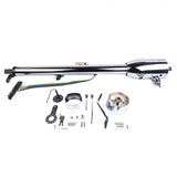 32" Chrome Stainless Tilt Steering Column with Key Auto Hot Rod R91004C-32" 66328629