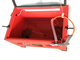 25 Gallon Bench Top Air Sandblasting Cabinet Sandblaster Blast Large Cabinet Red 64011579