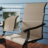 old SKU64596337pcs Patio Swivel Chairs ,Outdoor Garden Bench Garden chair Swivel Chairs Set of 87619754