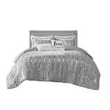 Twin/Twin XL Metallic Printed Comforter Set B03595837