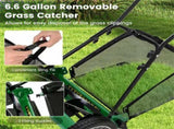 16 Inch Push Lawn Mower with Grass Catcher Bag-Green 52314840