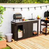 Outdoor Grill Table 16075947