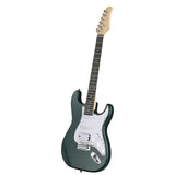 KST Stylish H-S-S Pickup Electric Guitar Kit with 5W AMP Bag Guitar Strap Strings Green 85732124