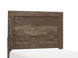 Rustic Brown Finish 1pc Twin Size Bed Panel Headboard Footboard Wooden Bedroom Furniture B01154136