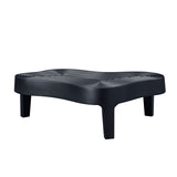 ZNTS 47.24''Fiberglass Clound Coffee Table for Living Room,Matte Black Relief Table front of the Sofa, W2582P214811