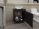 FM FURNITRE Loli Bathroom Vanity with Integrated Sink, Wengee B128P293886