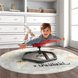 Kids Sensory Swivel Chair 360&deg Spin, 220lbs Capacity, Elephant Design, PP/Metal, Anti-Slip Pads 86078626