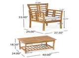 CAYDON 2 CLUB CHAIRS TABLE 56817.00SET