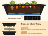 5-Tier Vertical Raised Garden Bed with Removable Planter Boxes & Drip Trays 82255358