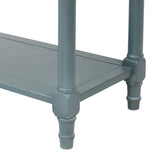 Narrow Console Table, Slim Sofa Table with Three Storage Drawers and Bottom Shelf for Living Room, 46142502