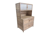 Tall Storage Cabinet, 31.50" W x 19.69" D x 65.75" H, Freestanding Indoor & Outdoor Storage Cabinet W3895P551346