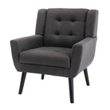 ZNTS Modern Soft Linen Material Ergonomics Accent Chair Living Room Chair Bedroom Chair Home Chair With W67634085