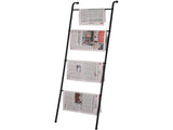 Wall Leaning Blanket Ladder Decorative Metal Towel Drying Quilt Holder Rack for Living Room Bathroom 33855042