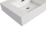 ZNTS Resin basin For Bathroom Vanity,Vanity Top only W1972P186770