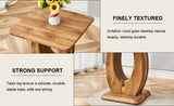Modern Minimalist Wood Texture Sticker-Patterned MDF Square Coffee Table. Add a quiet and cozy W1151P211299