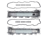 2X Aluminum Engine Valve Cover Fits For Jeep Commander Dodge Ram 1500 Durango 4.7L 53022139AB 39728321