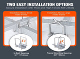 VEVOR Boat Guide, 43" Adjustable Design Guide Poles, 2PCS Rustproof Galvanized Steel T3342P359989