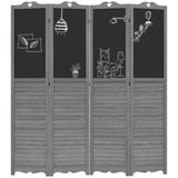 ZNTS Wooden Room Divider/Privacy Screen （Prohibited by WalMart） 24983209