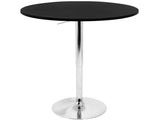 Contemporary Adjustable Bar Table in Black B202P223299