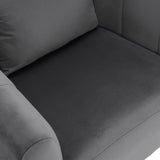 360&deg Swivel Accent Chair, Modern Velvet Fabric Living Room Armchair, Comfy Wide Upholstered with 42158642