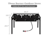 Outdoor Camp Stove High Pressure Propane Gas Cooker Portable Cast Iron Patio 85915216