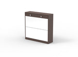 Mirror Shoe Cabinet with 2 Tier Drawers, Mirror Shoe Rack With 1 Drawer Storage, Mirror Shoe W760P206336
