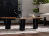 Cloud Coffee Table Modern Colour Combination Coffee Table Easy Assembly Coffee Table for Living Room W3081P352098