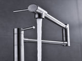 Pot Filler Faucet Brushed Nickel Finish with Extension Shank 19659459