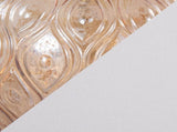 Gloria Round 20" Contemporary Glass Accent Lamp in Clear Champagne Lustre Glass, Chrome Metal and B202P224028