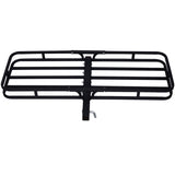 ZNTS Hitch Mount Cargo Carrier ,Rear Cargo Rack for SUV, Truck, Car,Luggage Basket Rack Fits 2" Receiver W46540457