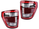 Pair Left & Right Side Rear LED Tail Lights Brake Lamp with Blind Spot Replacement for 2021-2013 73800651