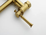 Wall mounted Filler Faucet, Modern Brass Filler Two-Attachment Wall Mount Folding Kitchen 70808368